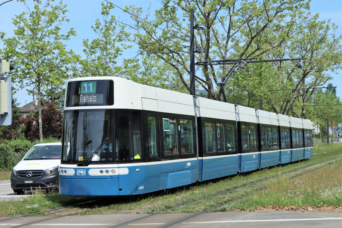 Zurich, Bombardier Flexity Zürich № 4004