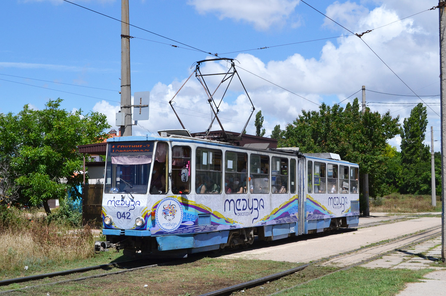 Евпатория, Tatra KT4SU № 042