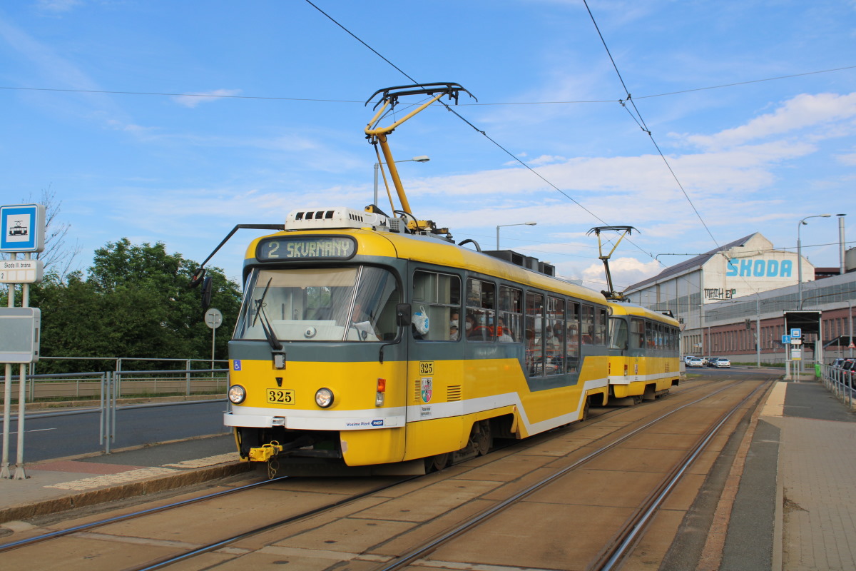 Пльзень, Tatra T3R.PLF № 325