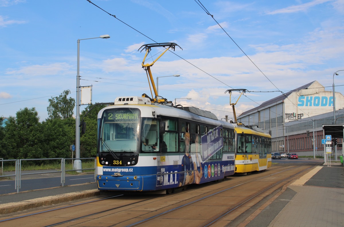 Plzeň, Vario LFR.S # 334 Plzeň, Vario LFR.S # 334