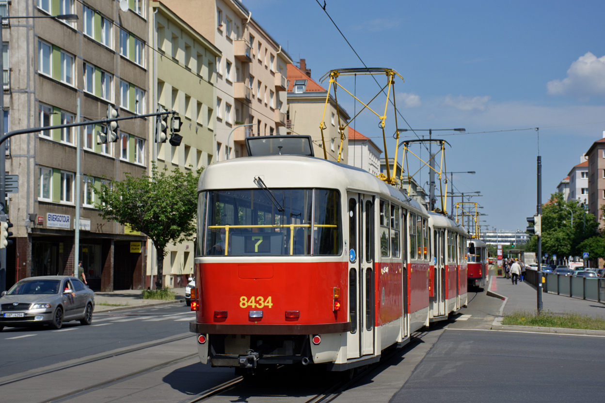 Прага, Tatra T3R.P № 8434