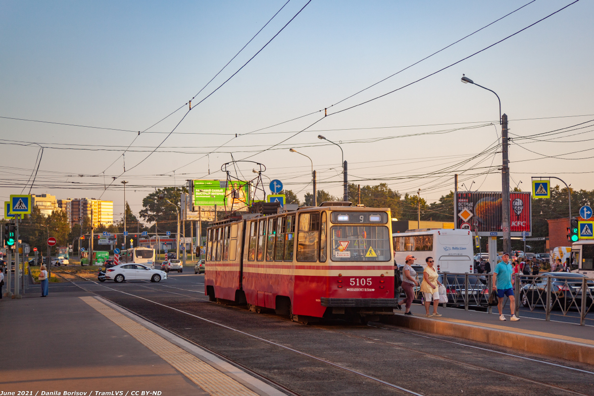 Санкт-Петербург, ЛВС-86К № 5105