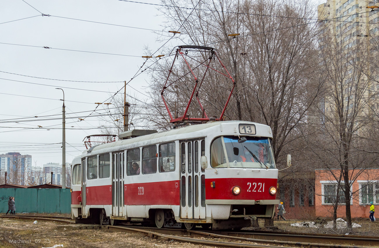 Самара, Tatra T3E № 2221; Самара — Конечные станции и кольца (трамвай)
