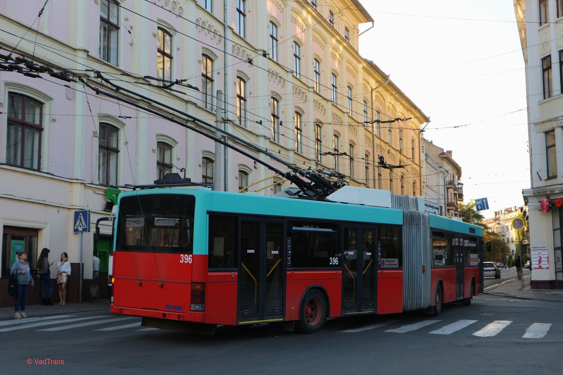 Черновцы, Hess SwissTrolley 2 (BGT-N1) № 396 Черновцы, Hess SwissTrolley 2 (BGT-N1) № 396