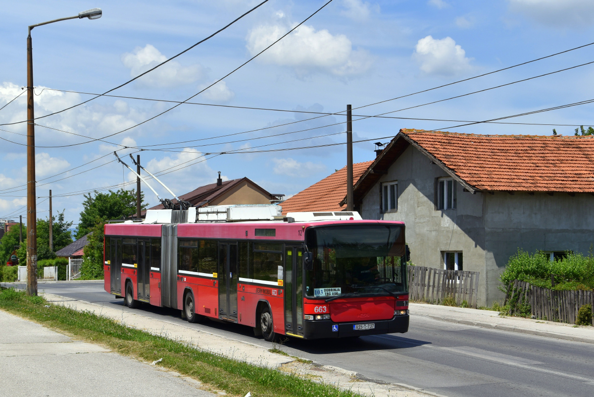 Sarajevo, Hess SwissTrolley 2 (BGT-N1) N°. 663 Sarajevo, Hess SwissTrolley 2 (BGT-N1) N°. 663