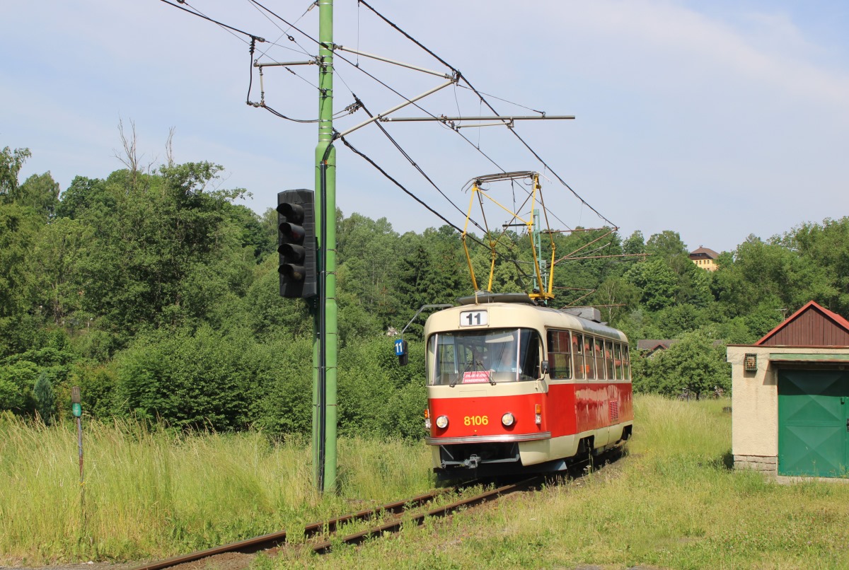 Либерец ― Яблонец-над-Нисой, Tatra T3M № 8106 (16); Либерец ― Яблонец-над-Нисой — Последние недели узкоколейки, 2021 г.