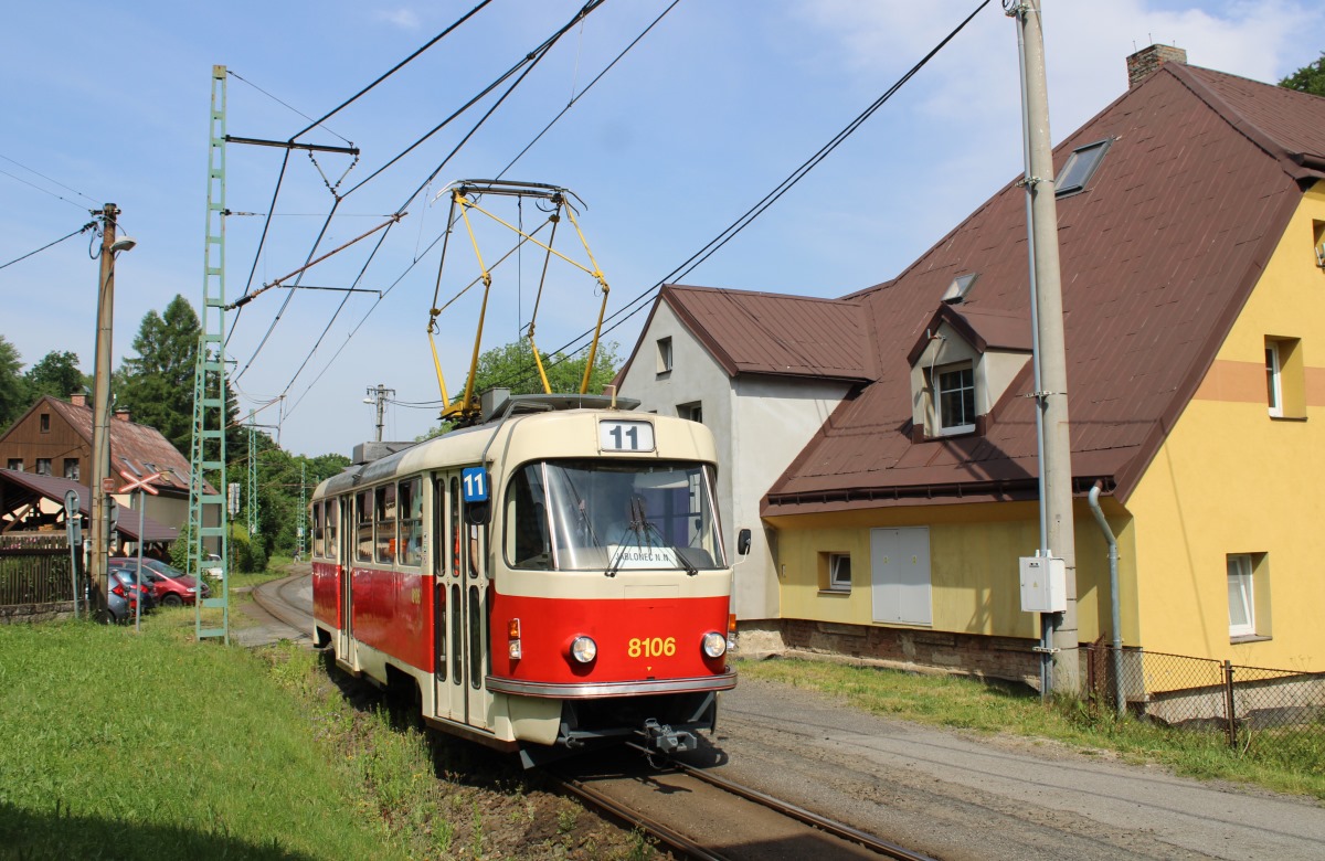 Либерец ― Яблонец-над-Нисой, Tatra T3M № 8106 (16); Либерец ― Яблонец-над-Нисой — Последние недели узкоколейки, 2021 г.