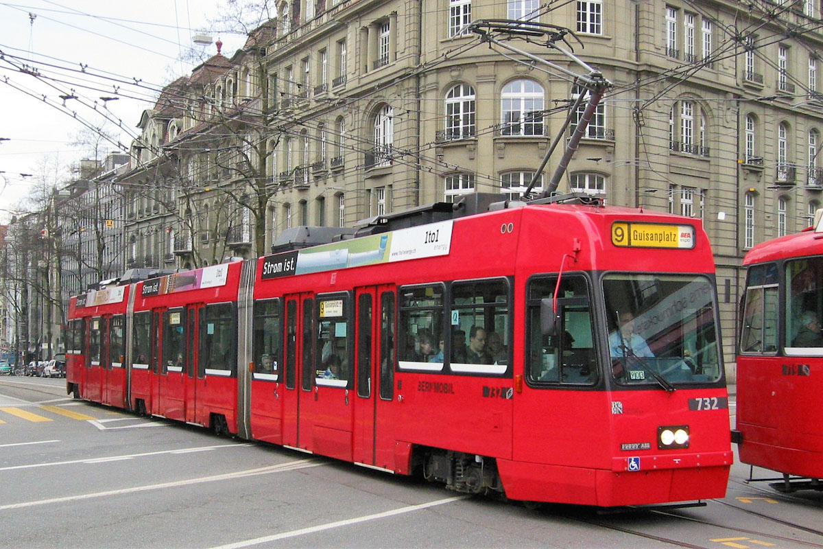 Берн, ACMV/ABB/Duewag Be 4/8 № 732