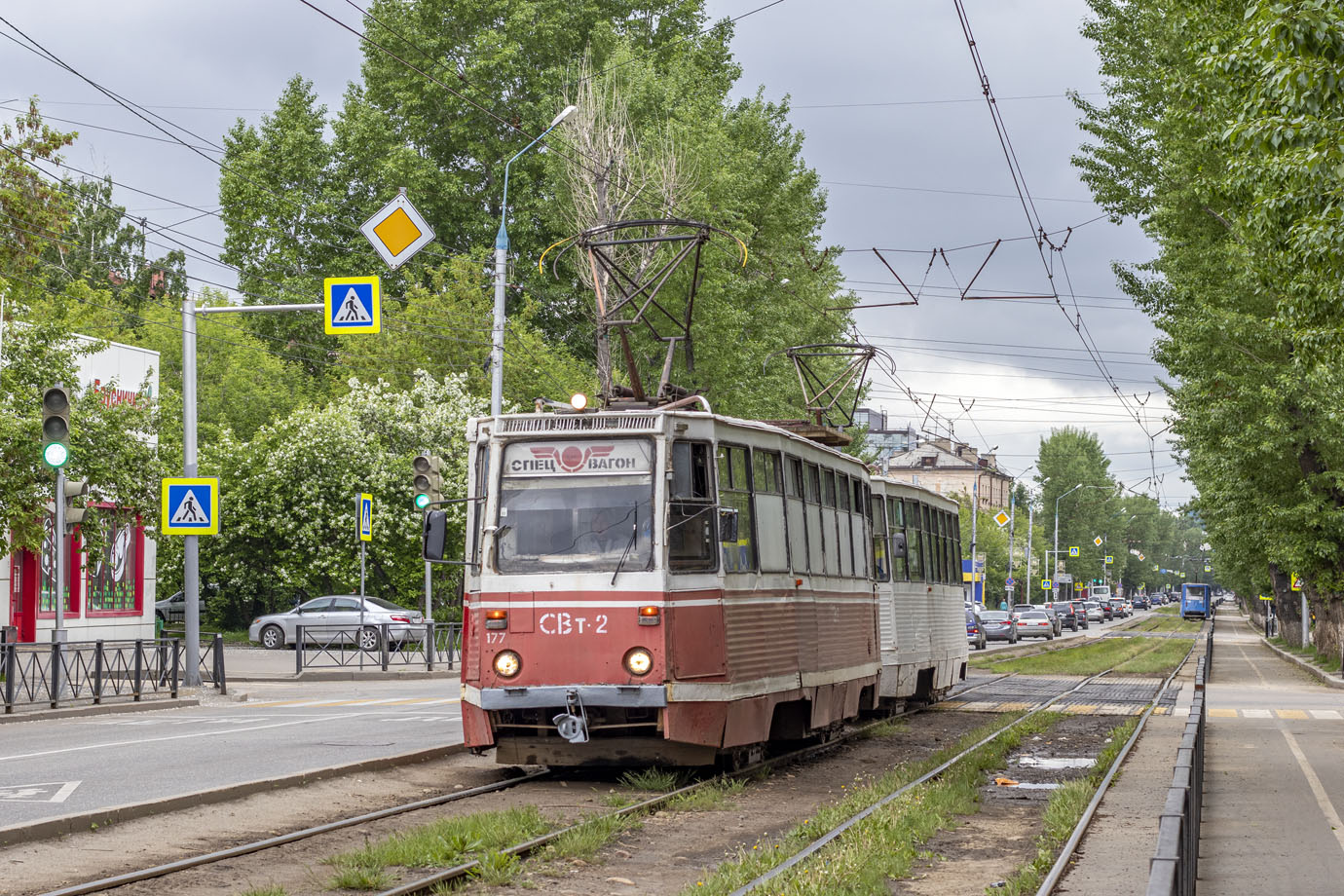 Иркутск, 71-605 (КТМ-5М3) № СВт-2 (177) Иркутск, 71-605 (КТМ-5М3) № СВт-2 (177)