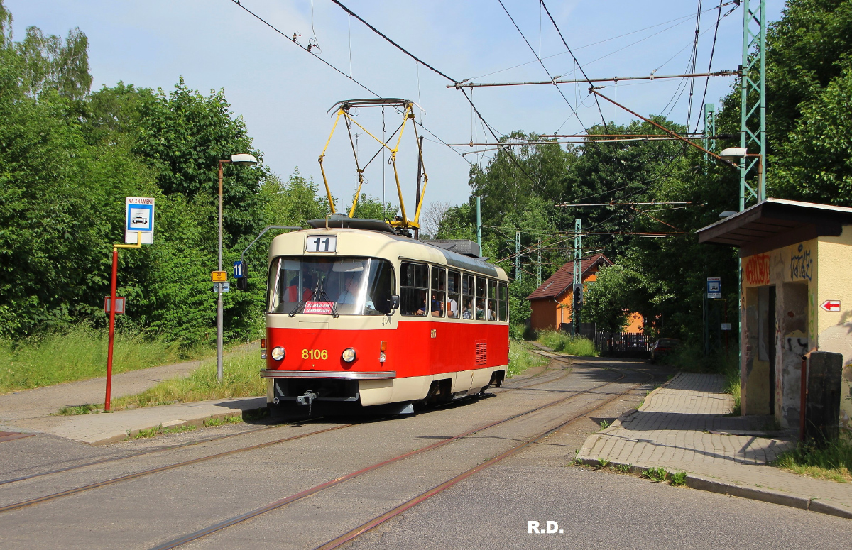 Либерец ― Яблонец-над-Нисой, Tatra T3M № 8106 (16); Либерец ― Яблонец-над-Нисой — Последние недели узкоколейки, 2021 г.