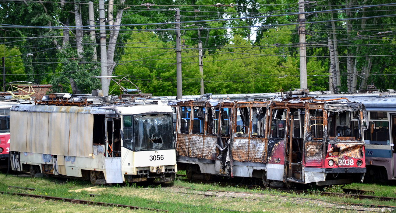 Новосибирск, БКМ 62103 № 3056; Новосибирск, 71-605 (КТМ-5М3) № 3038