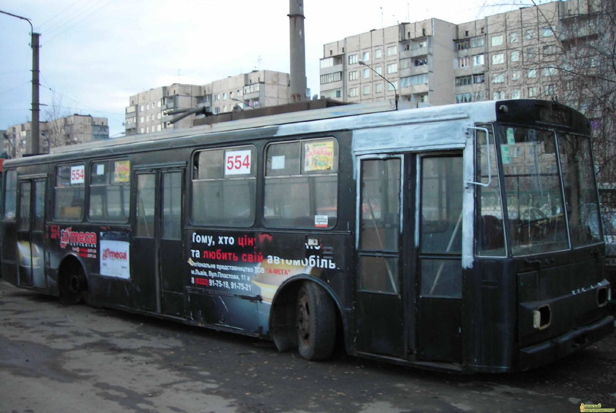 Львов, Škoda 14Tr89/6 № 554