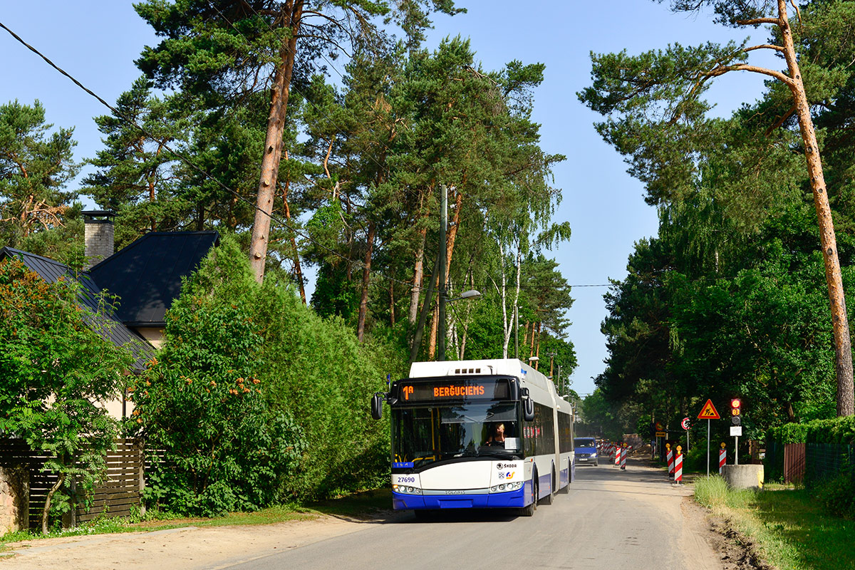 Рига, Škoda 27Tr Solaris III № 27690