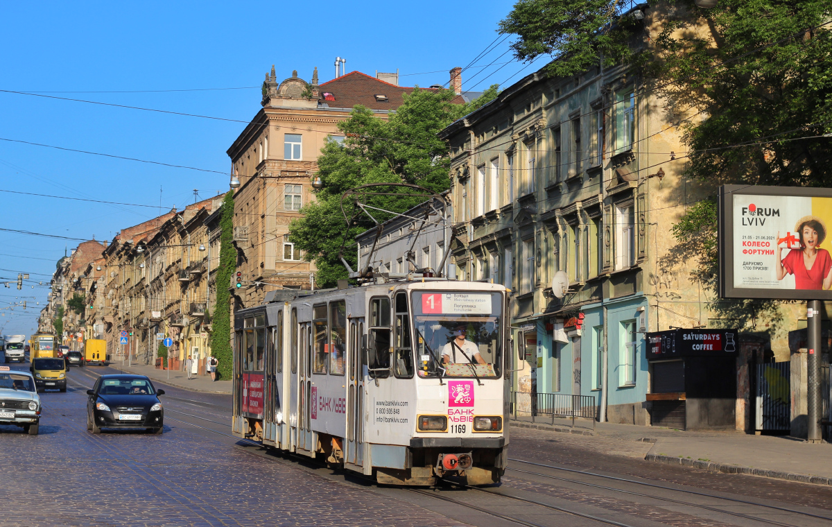 Львов, Tatra KT4D № 1169