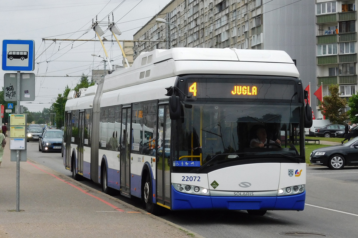 Рига, Solaris Trollino III 18,75 H2 № 22072