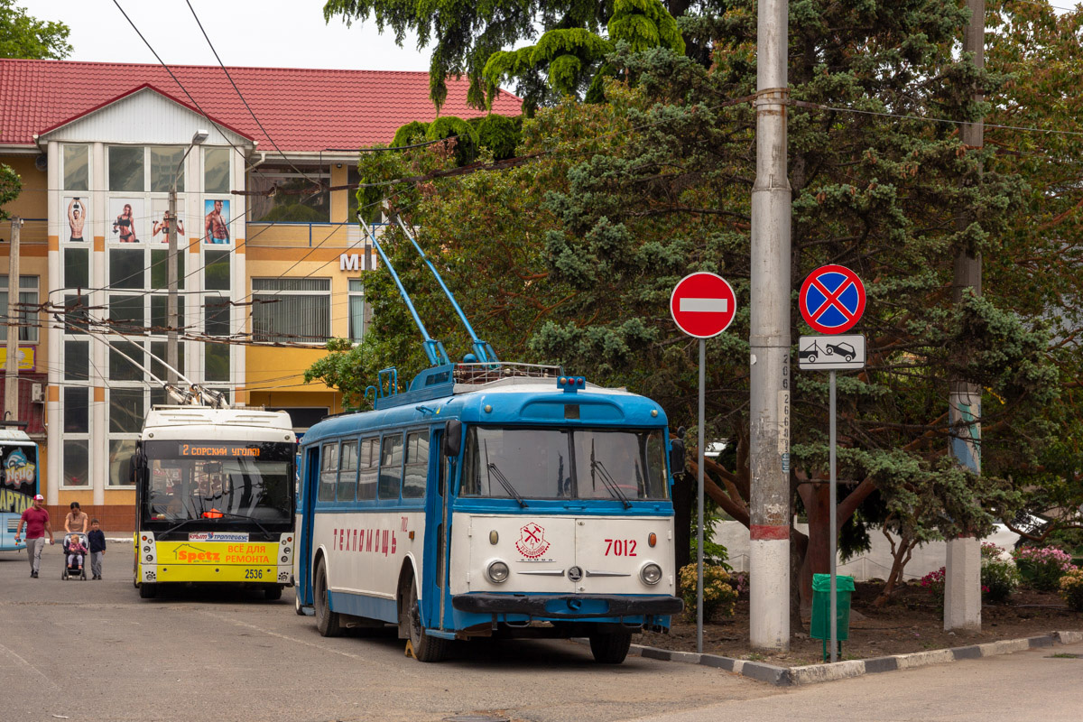 Крымский троллейбус, Škoda 9TrH27 № 7012