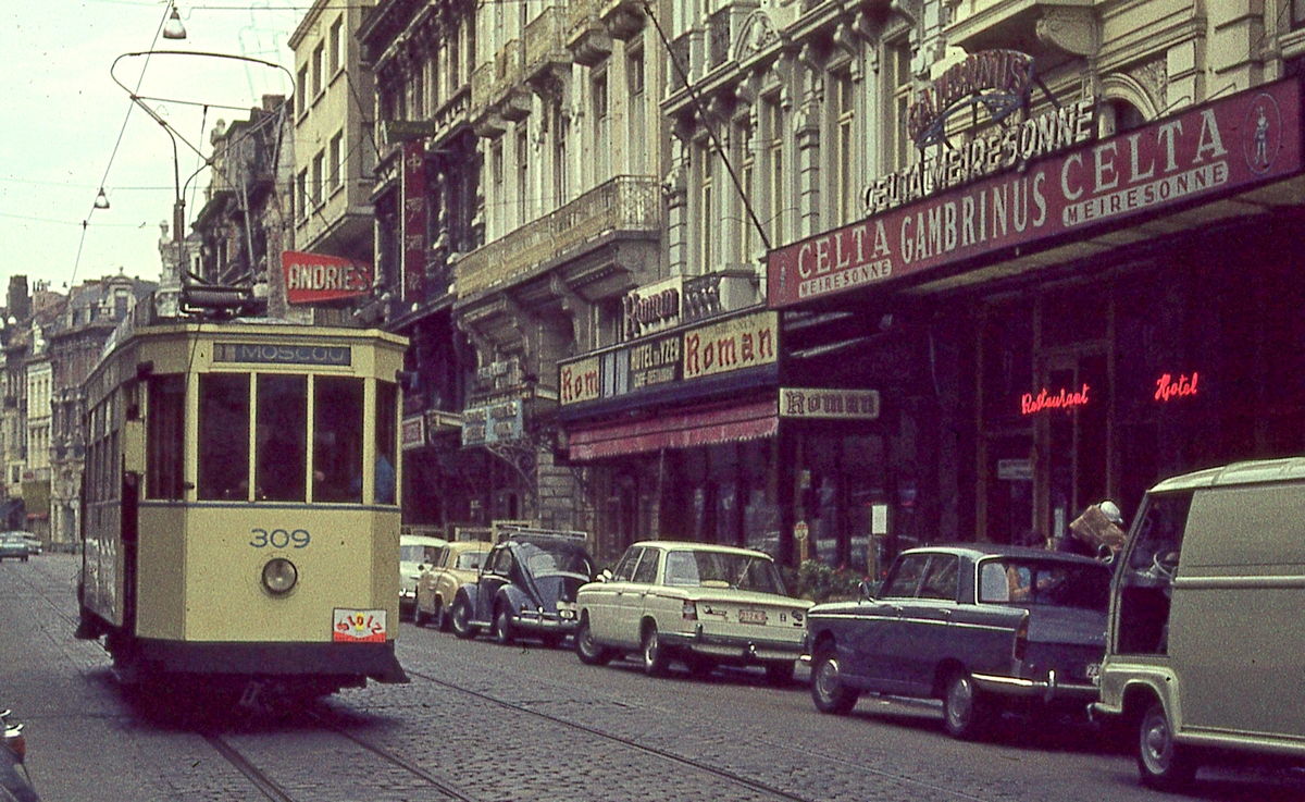 Gent, 3-axle motor car č. 309; Gent — Old Photos (ETG/MIVG)