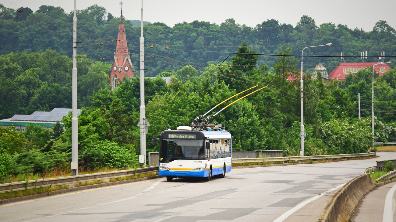 Ostrava, Solaris Trollino II 12 AC — 3704