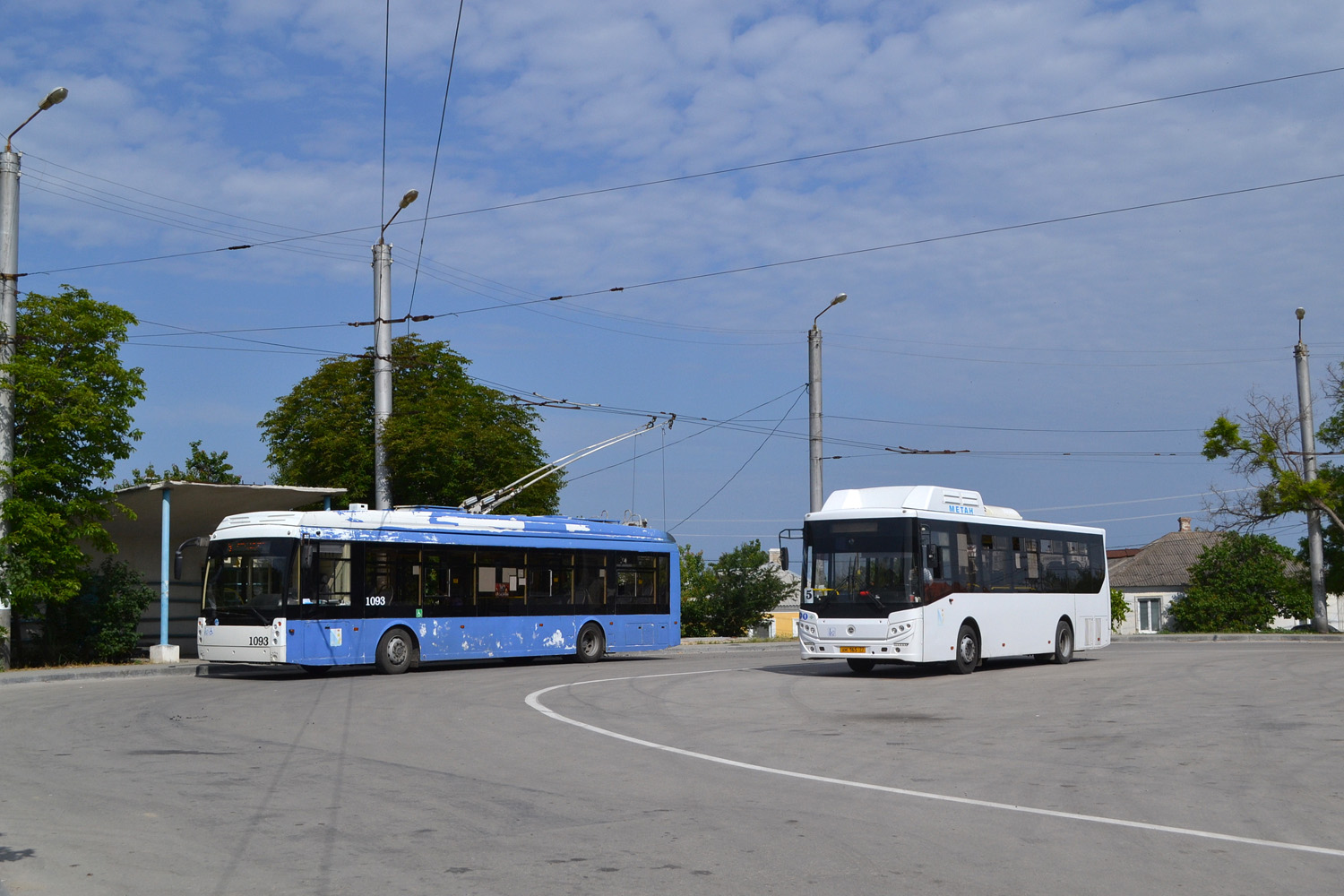 Sevastopol, Trolza-5265.02 “Megapolis” Nr. 1093; Sevastopol — Trolleybus lines and rings