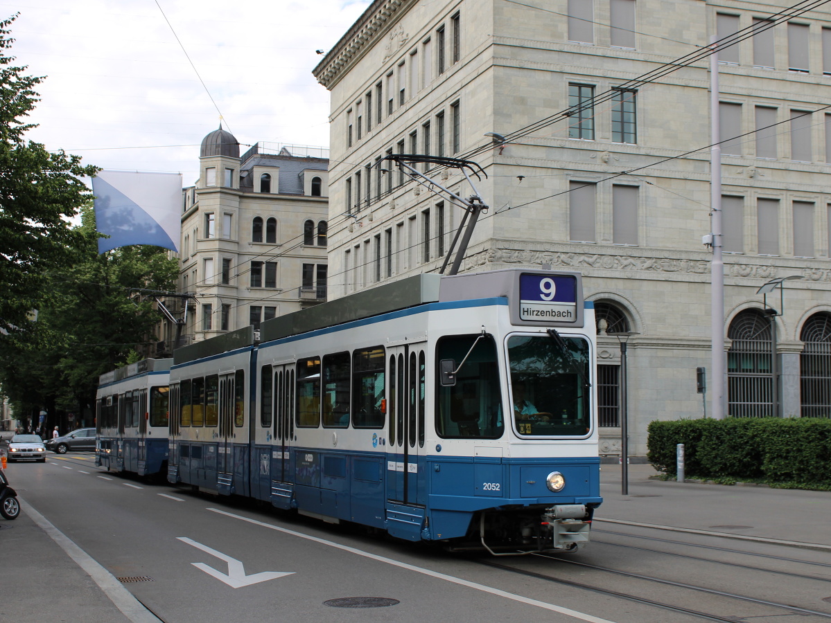 Цюрих, SWP/SIG/BBC Be 4/6 "Tram 2000" № 2052