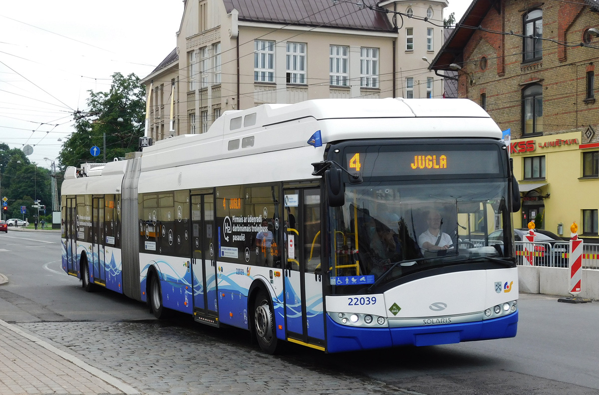 Рига, Solaris Trollino III 18,75 H2 № 22039