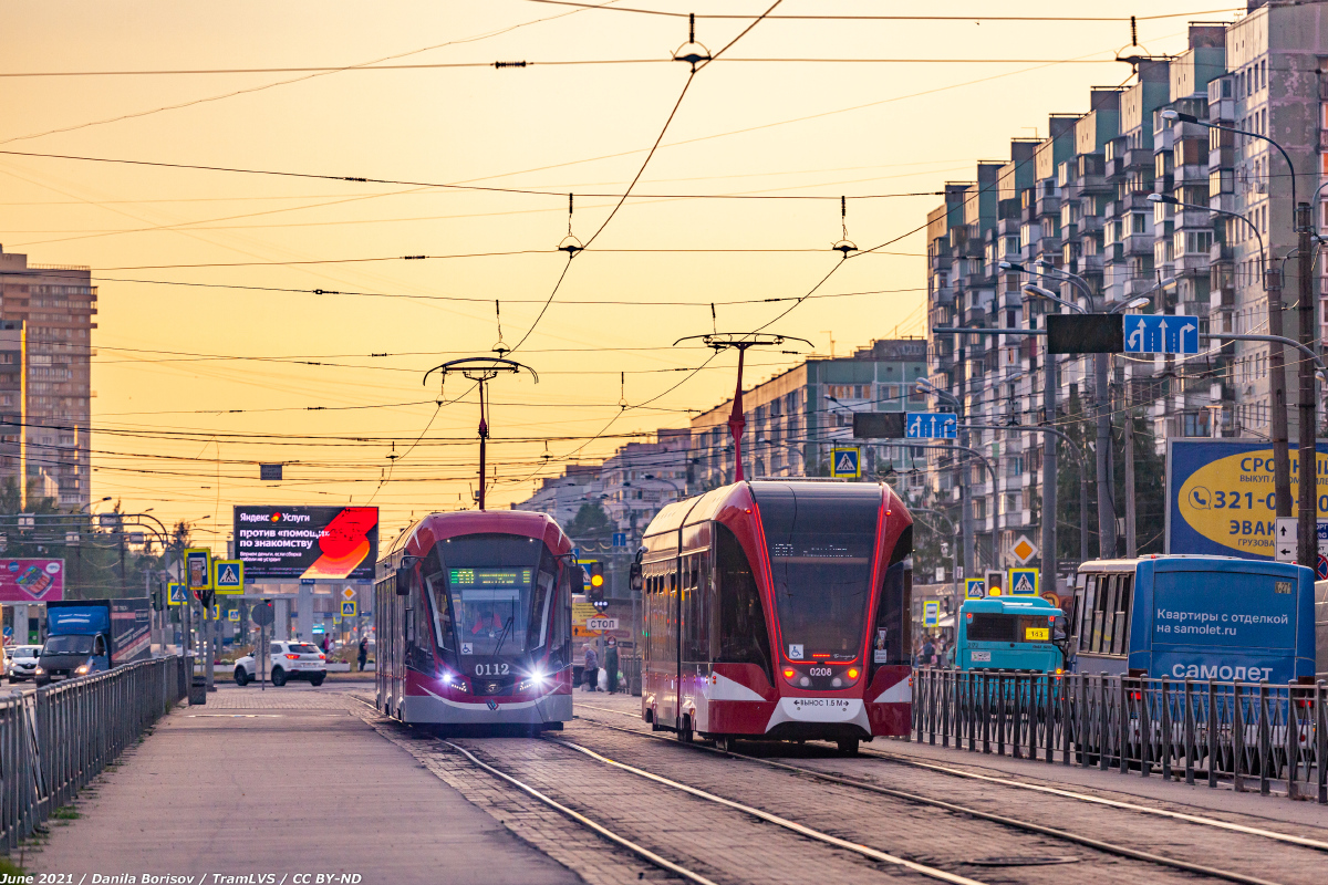 Санкт-Петербург, 71-931М «Витязь-М» № 0112; Санкт-Петербург, 71-923М «Богатырь-М» № 0208