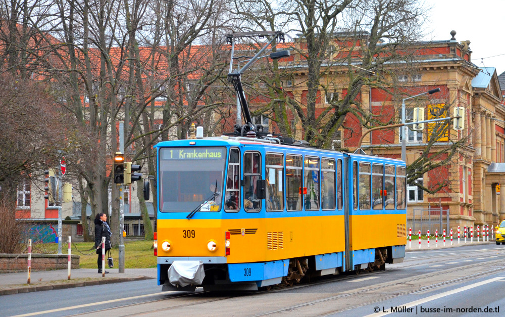 Гота, Tatra KT4DC № 309