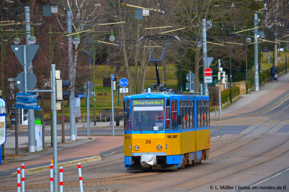 Гота, Tatra KT4DC № 314