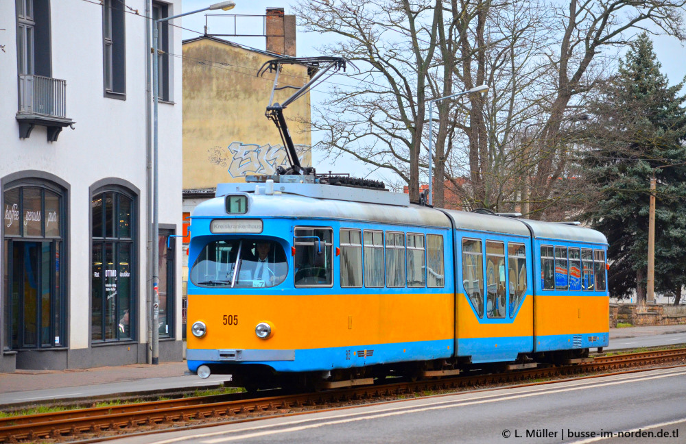 Gotha, Duewag GT8NF # 505 Gotha, Duewag GT8NF # 505