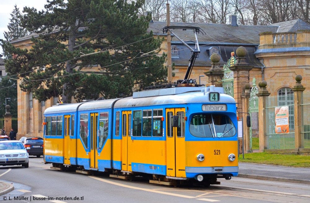 Гота, Duewag GT8NF № 521 Гота, Duewag GT8NF № 521
