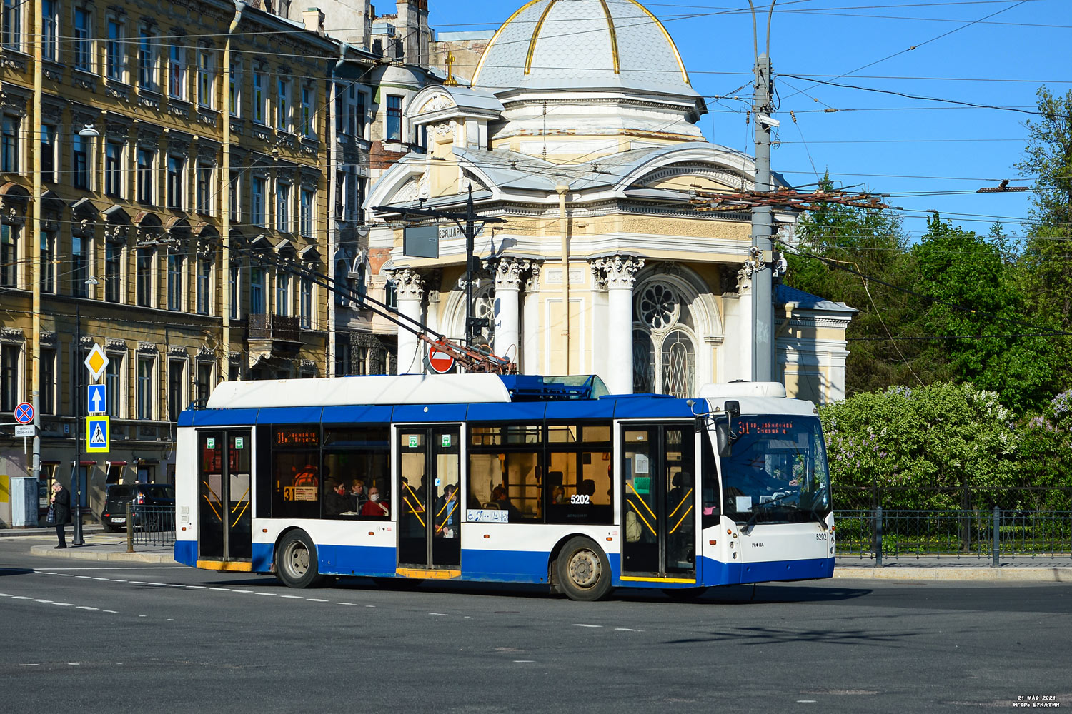 Санкт-Петербург, Тролза-5265.00 «Мегаполис» № 5202