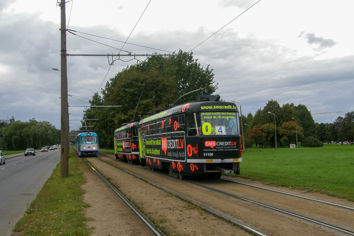 Рига, Tatra T3A № 51100