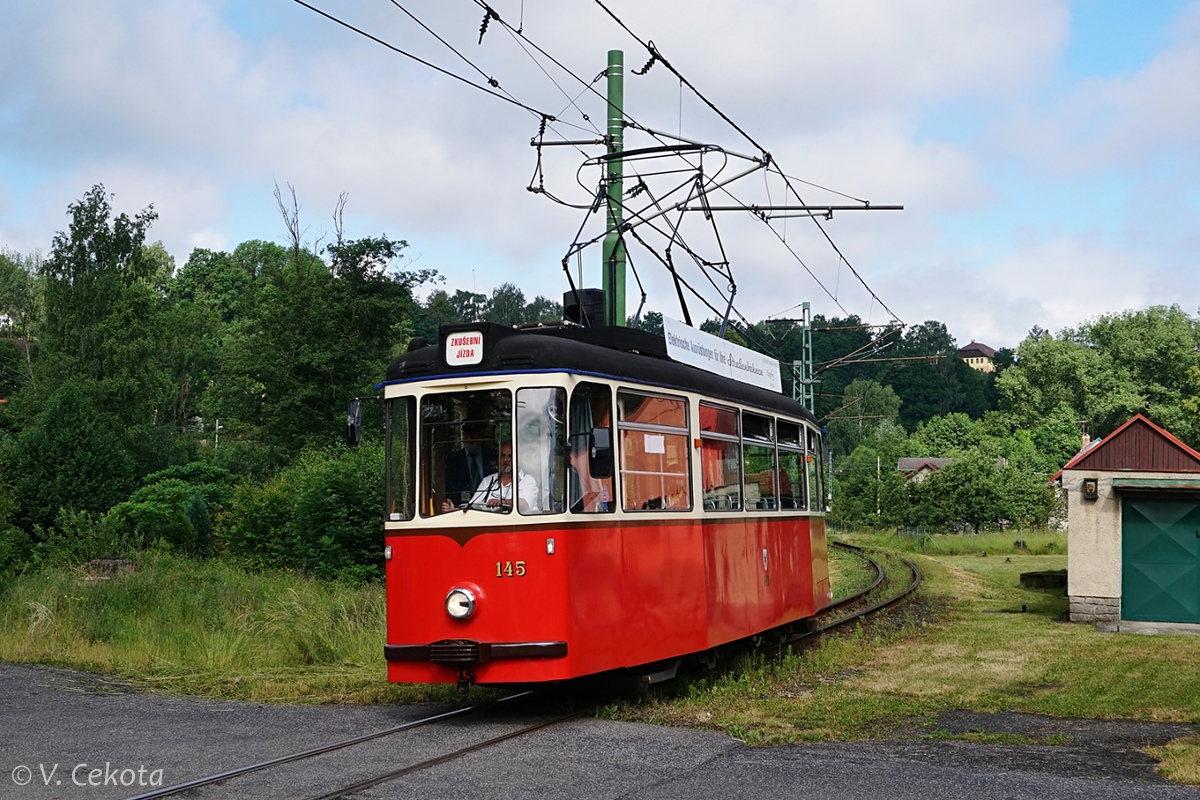Liberec ― Jablonec nad Nisou, Gotha T2-62 N°. 145; Liberec ― Jablonec nad Nisou — Les semaines derniéres de la voie métrique, 2021