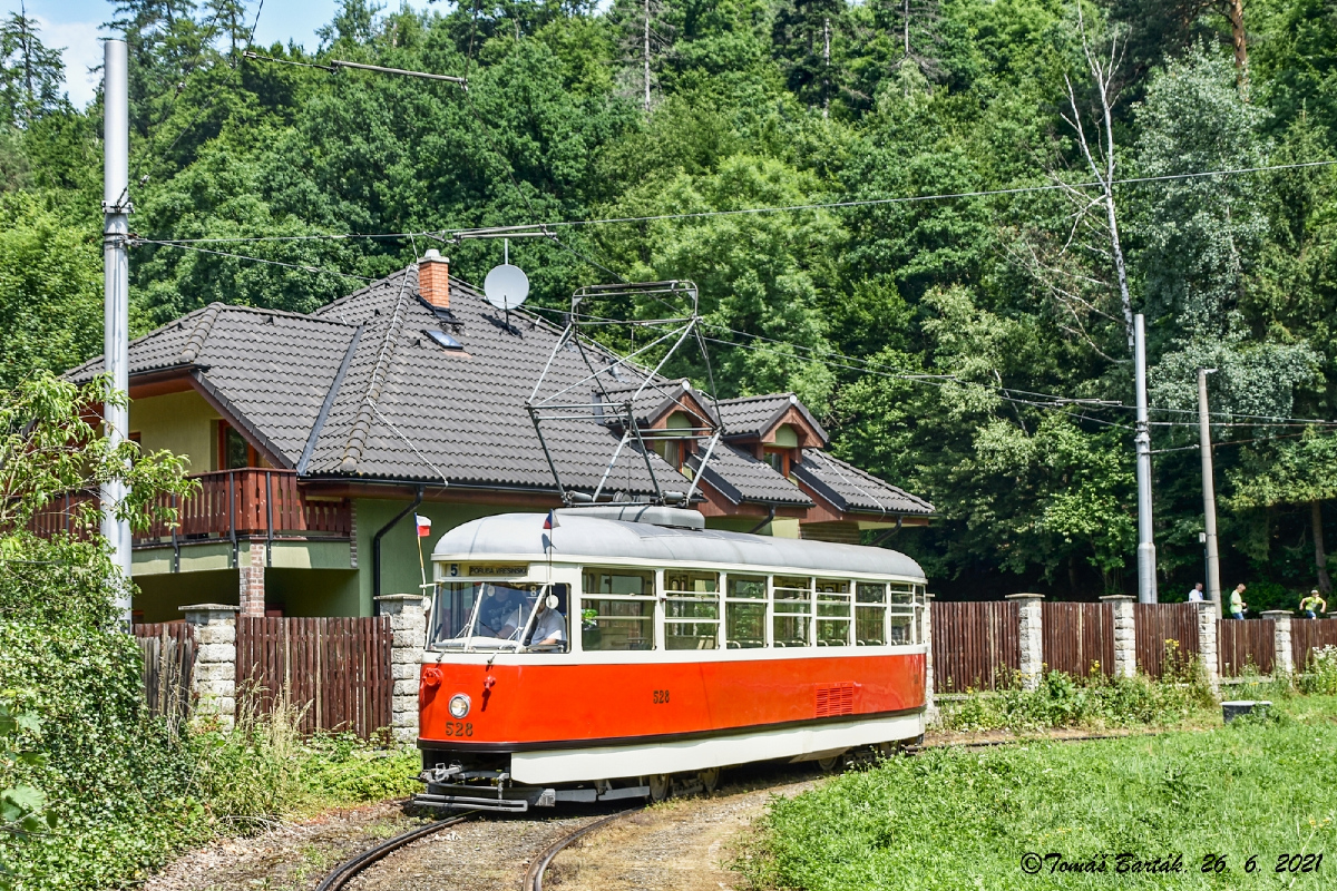 Острава, Tatra T1 № 528