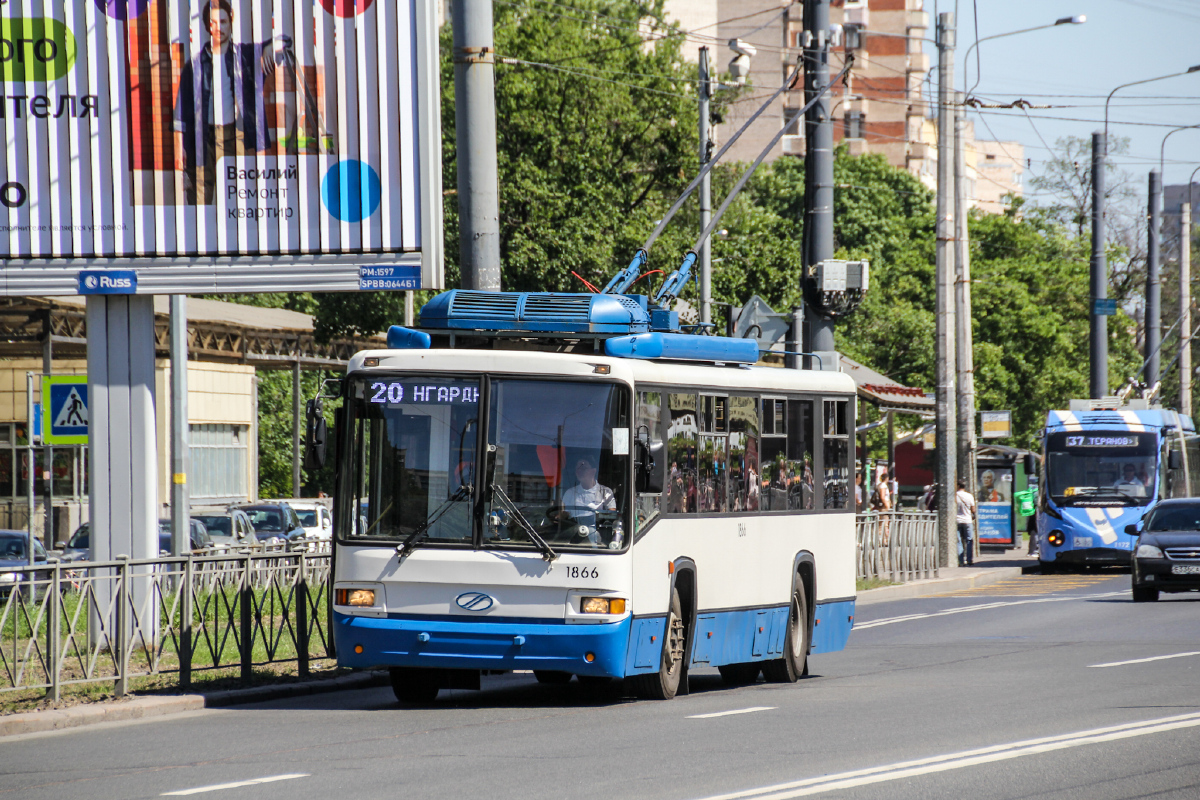 Санкт-Петербург, БТЗ-52768Т № 1866