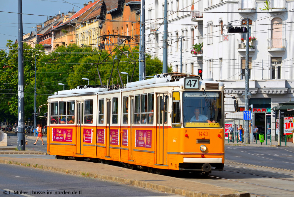 Будапешт, Ganz CSMG2 № 1443