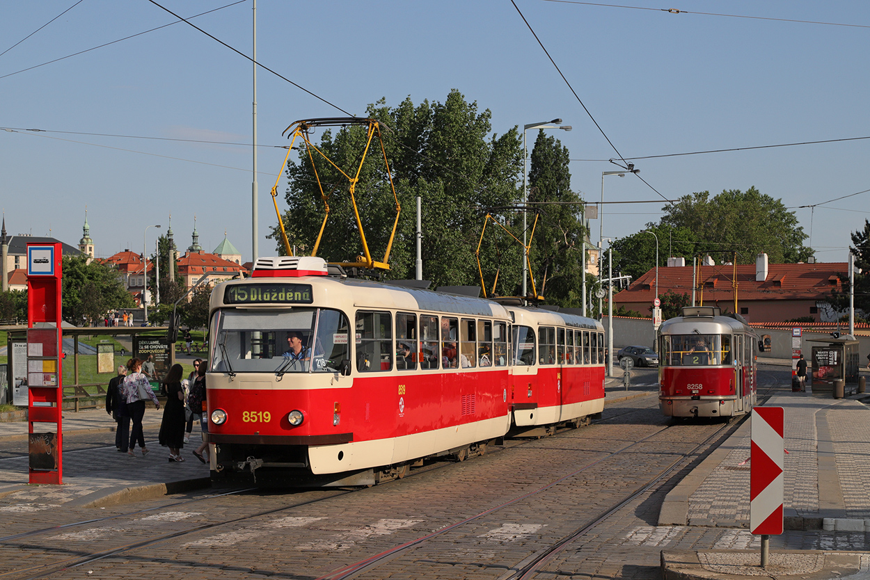 Prague, Tatra T3R.P N°. 8519