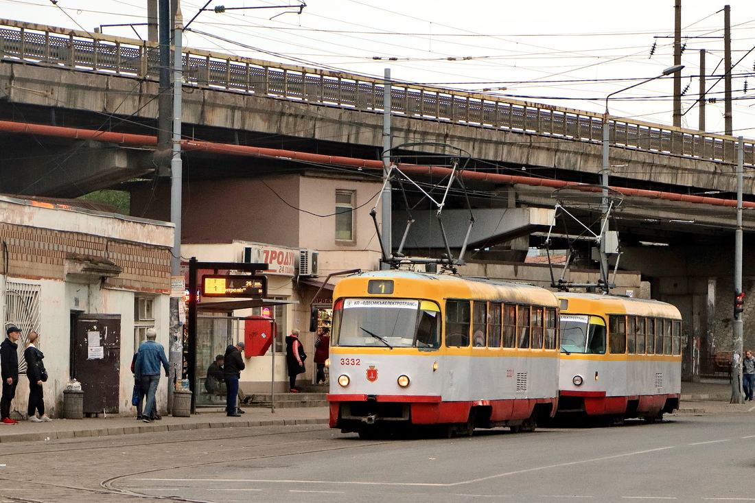 Одесса, Tatra T3R.P № 3332