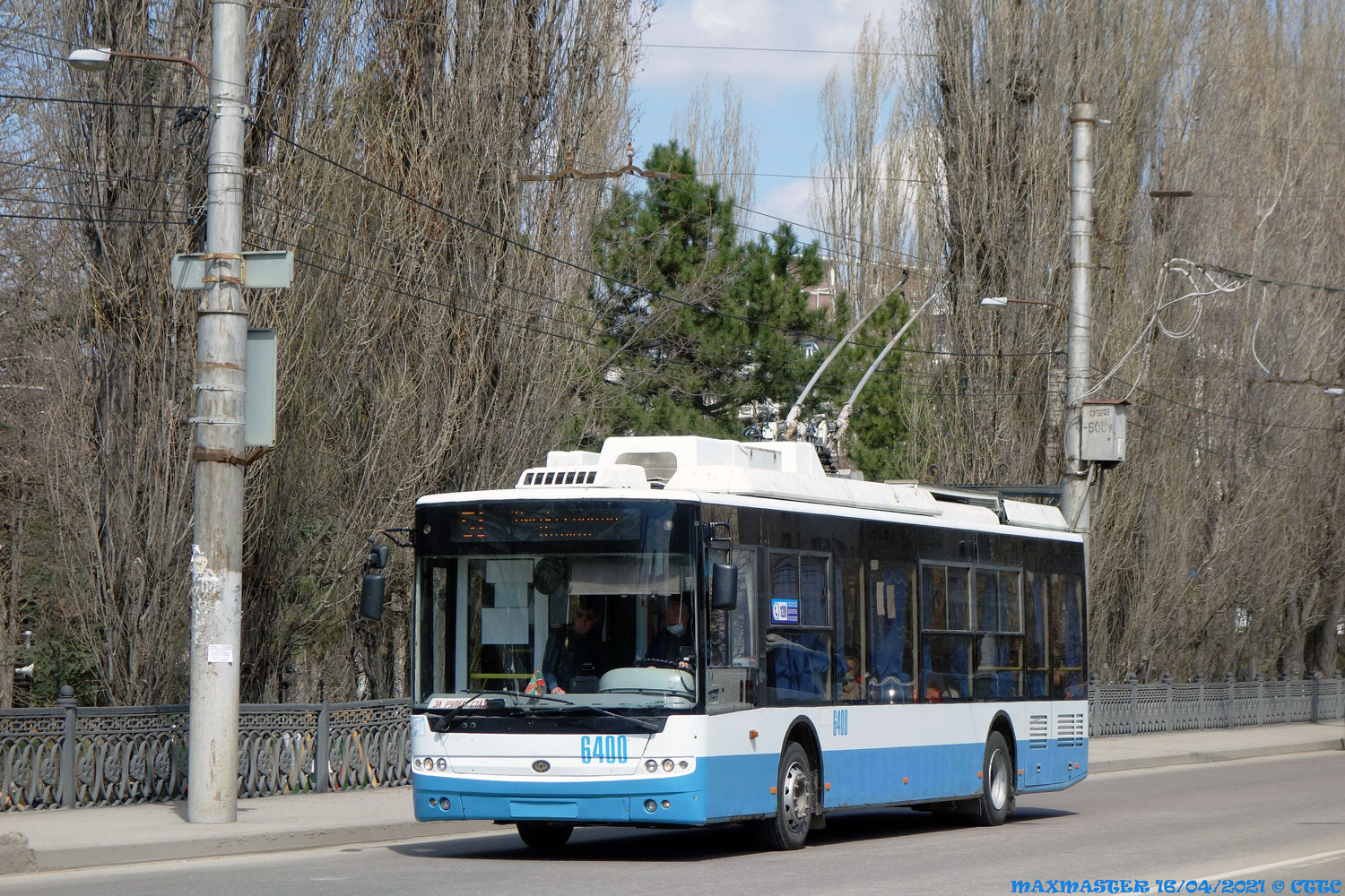 Крымский троллейбус, Богдан Т70115 № 6400