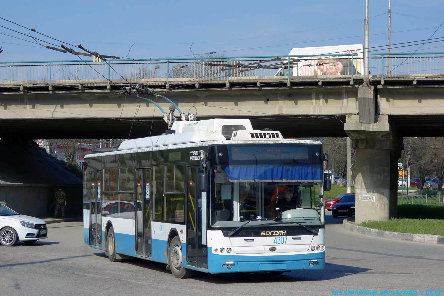 Крымский троллейбус, Богдан Т70110 № 4307