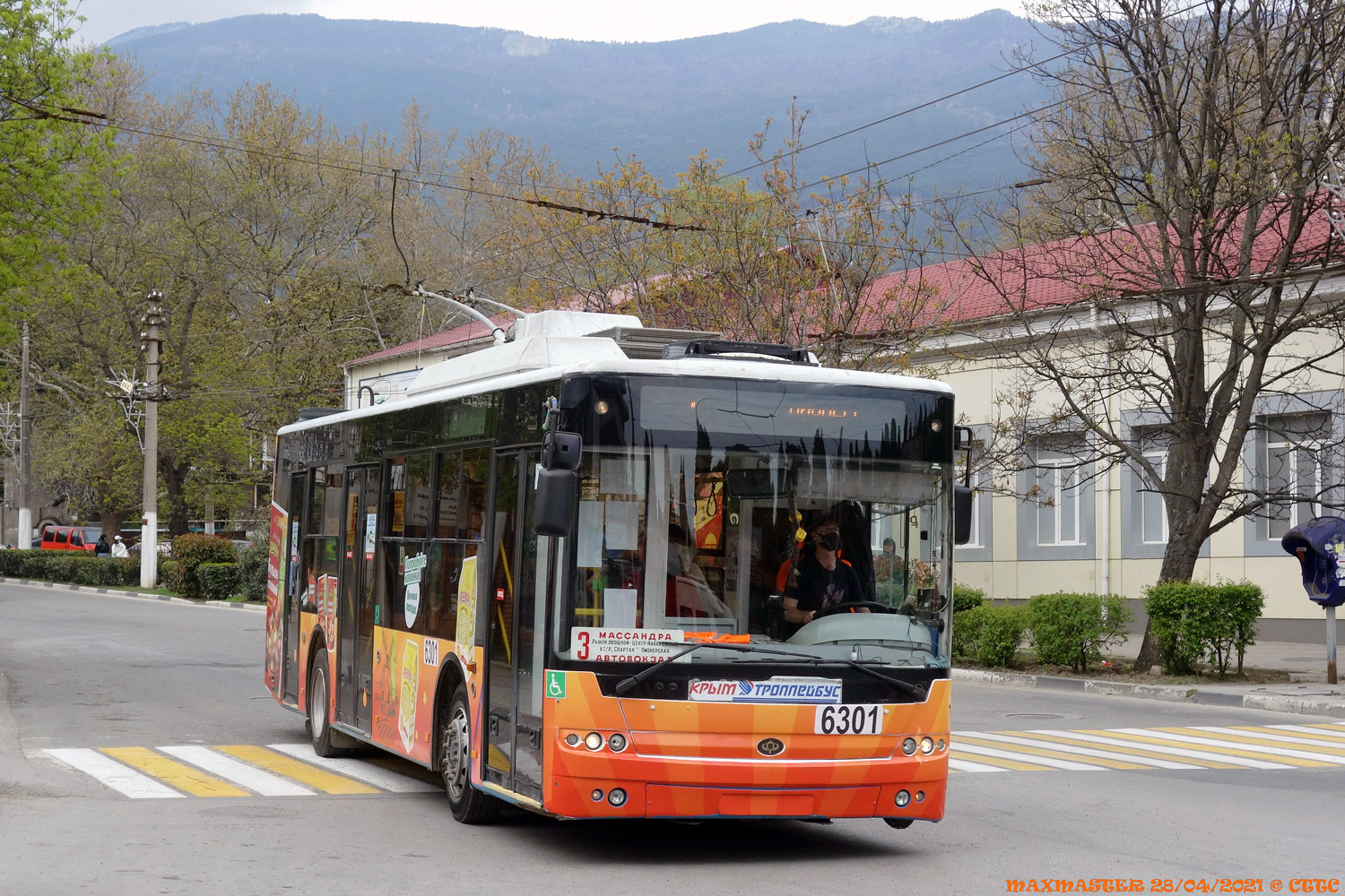 Крымский троллейбус, Богдан Т60111 № 6301