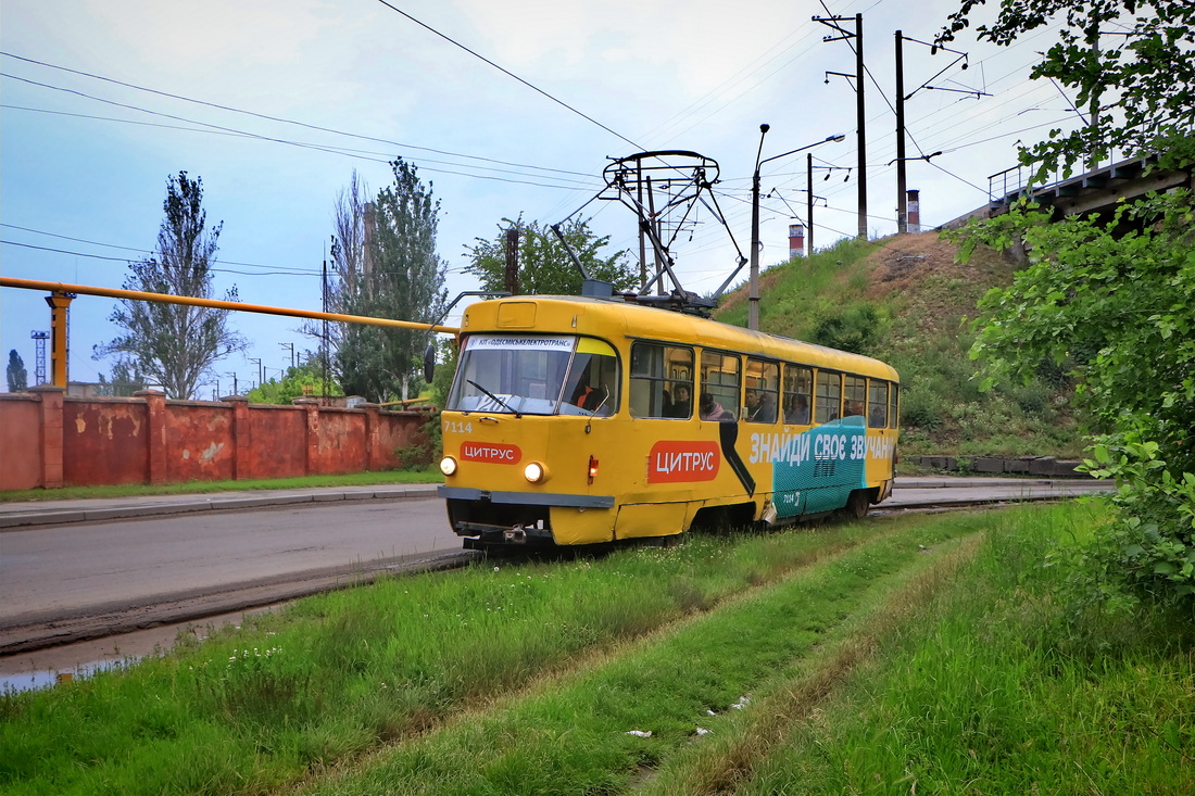 Одесса, Tatra T3SUCS № 7114