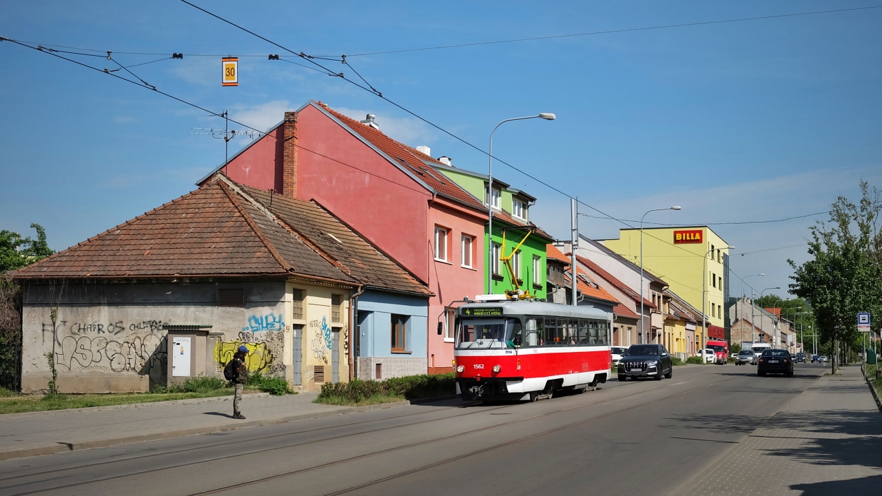 Бърно, Tatra T3R.EV № 1562