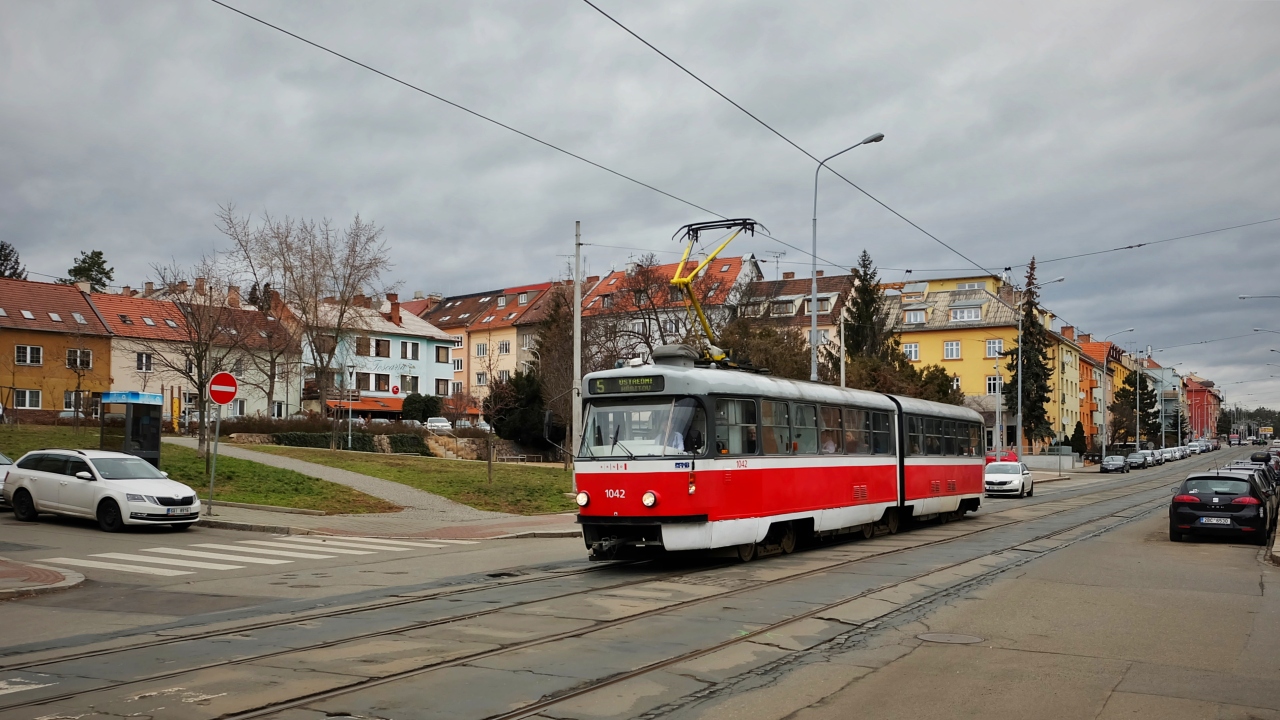 Брно, Tatra K2P № 1042 Брно, Tatra K2P № 1042