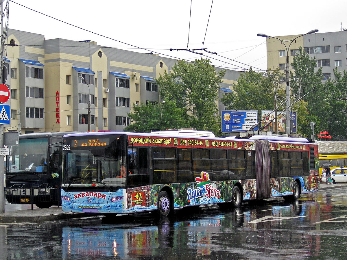 Донецк, ЛАЗ E301A1 № 2309