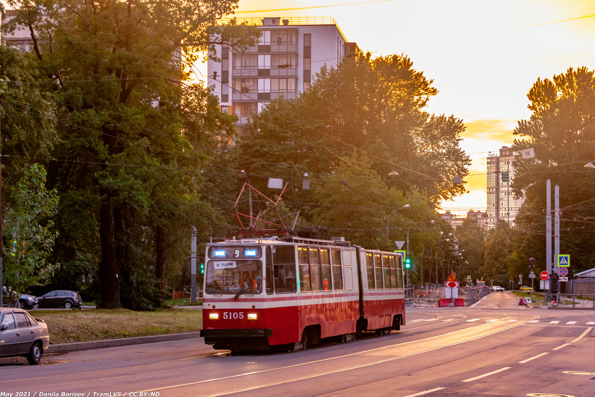 Санкт-Петербург, ЛВС-86К № 5105