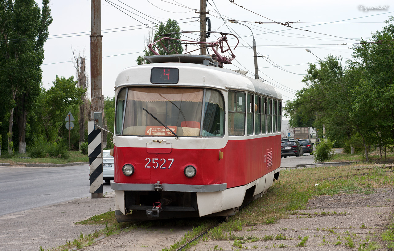 Волгоград, Tatra T3SU (двухдверная) № 2527 Волгоград, Tatra T3SU (двухдверная) № 2527