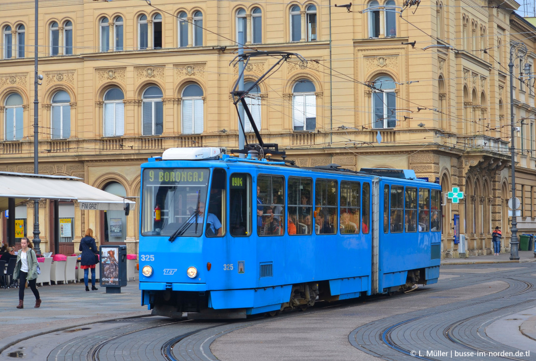 Загреб, Tatra KT4YU № 325