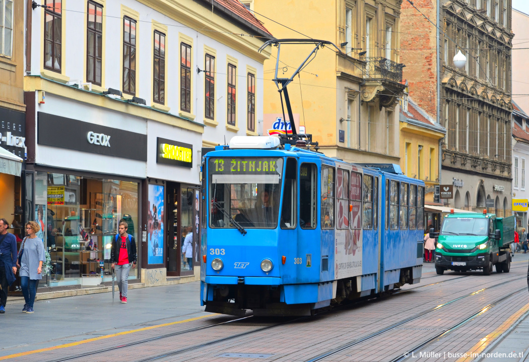 Загреб, Tatra KT4YU № 303