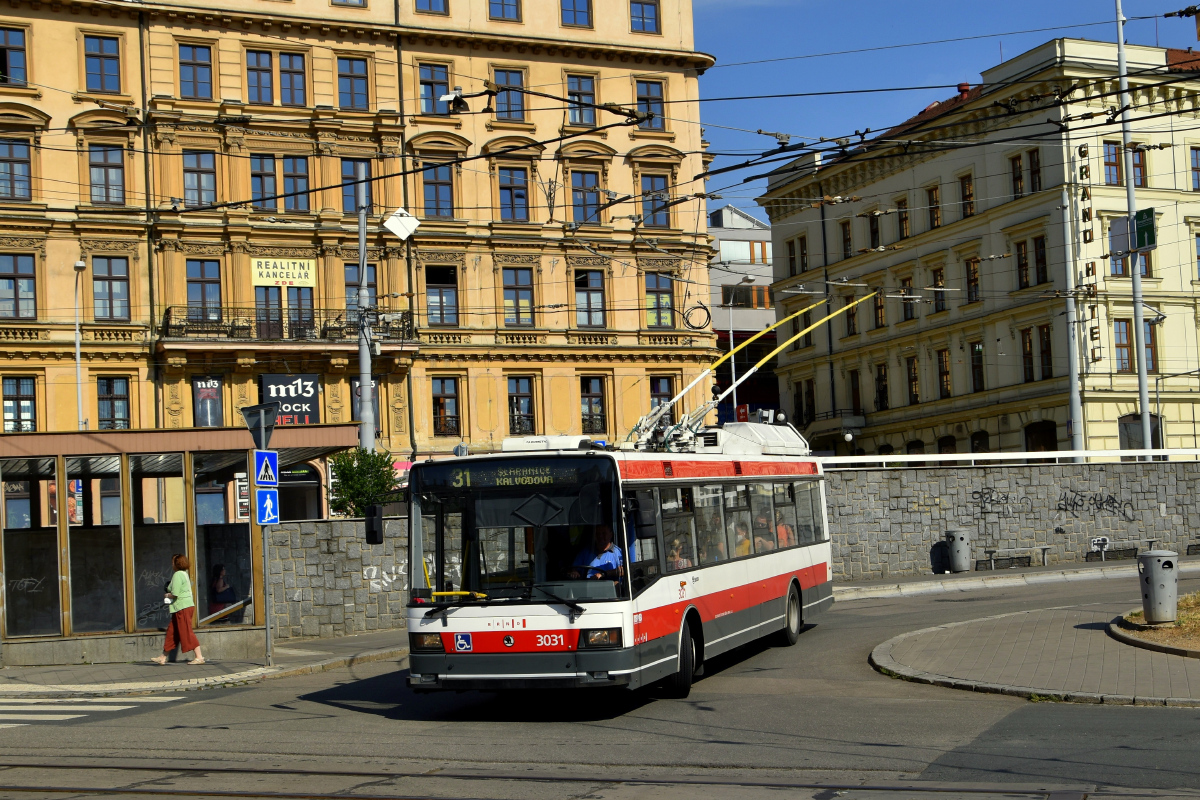 Брно, Škoda 21Tr № 3031